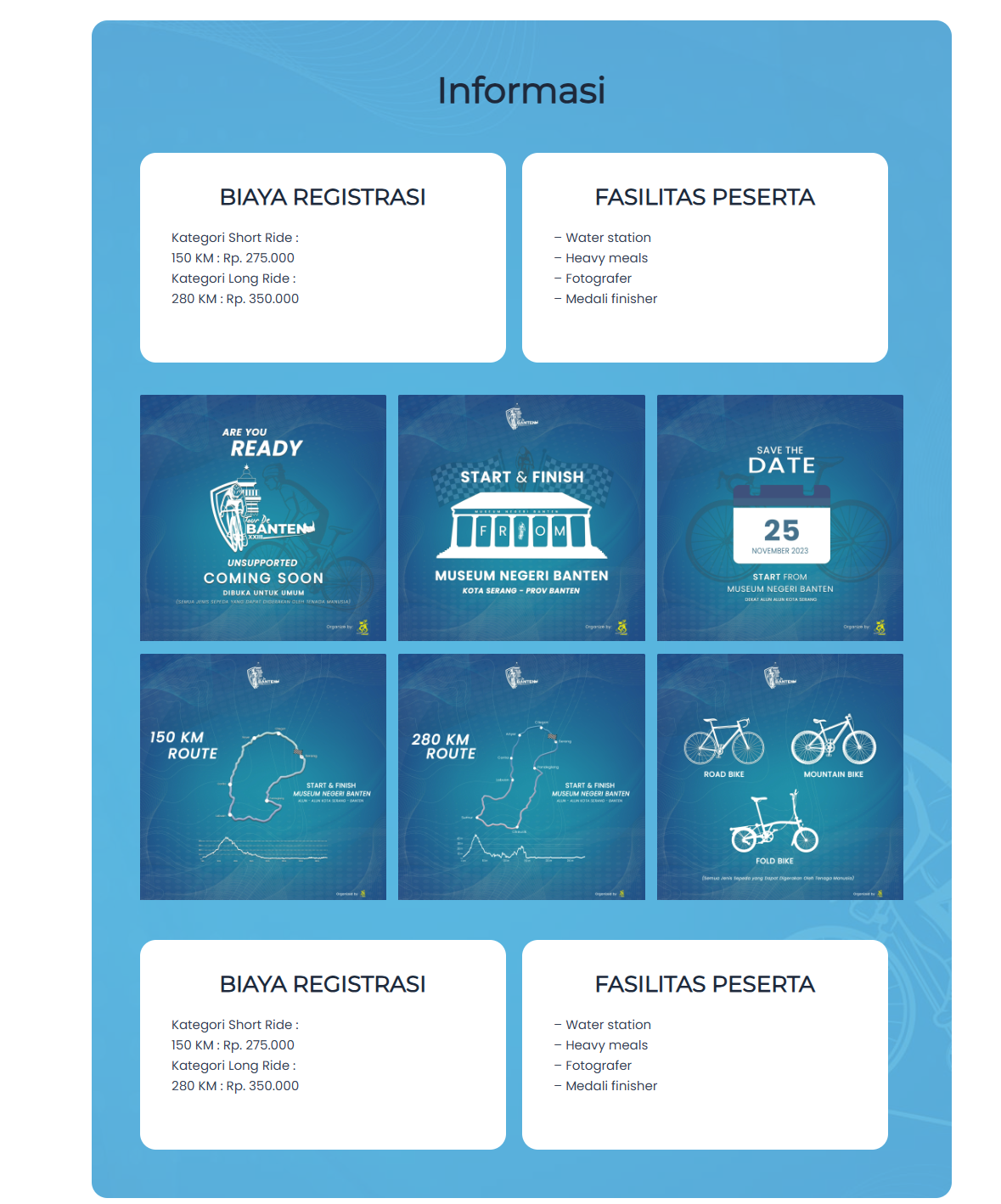 Foto proyek Website Serang Road Bike