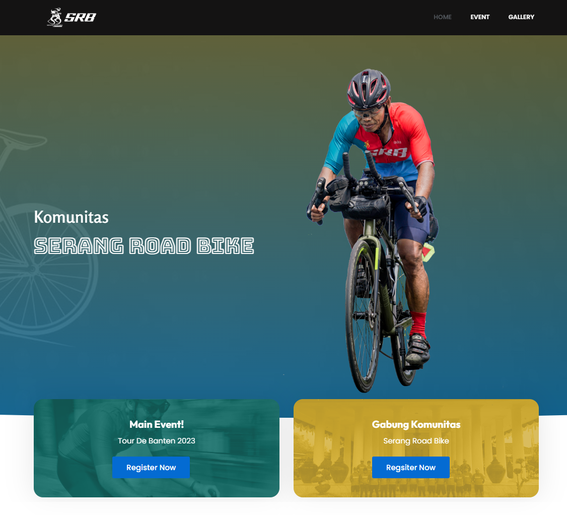 Foto proyek Website Serang Road Bike